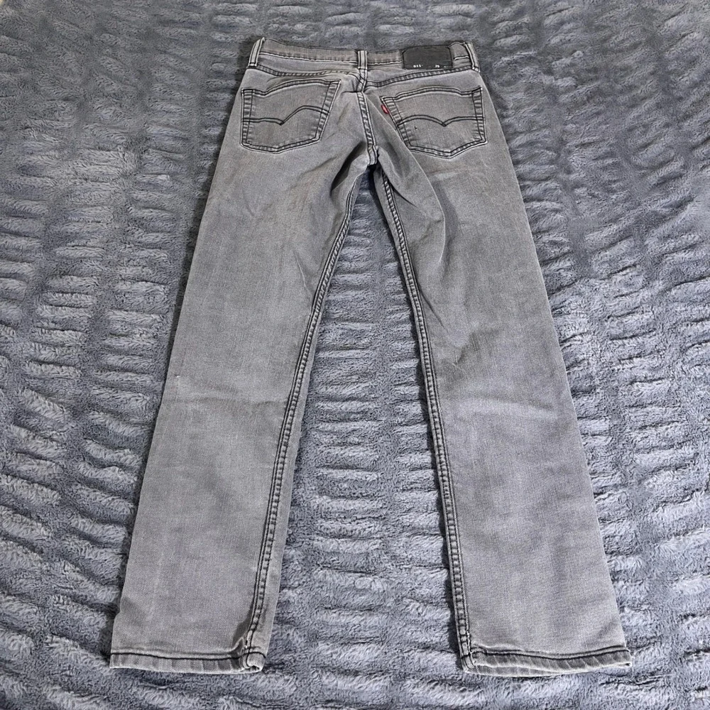 Levis 511 Slim Fit Gray Faded Denim Jeans Mens 29x28 S40178 AD
